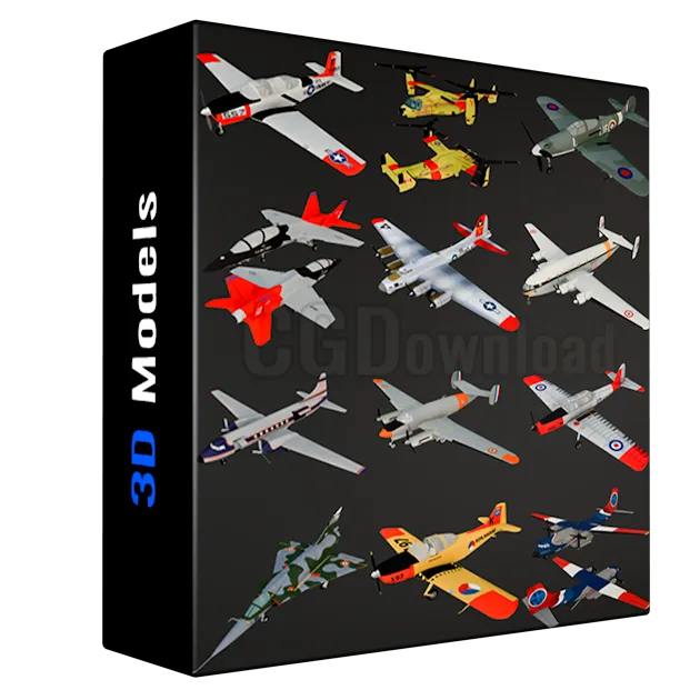 BlenderKit Aircrafts Pack