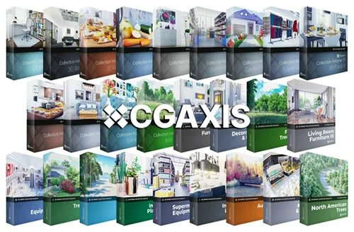 CGAxis – 1000+ 3D Models Bundle скачать