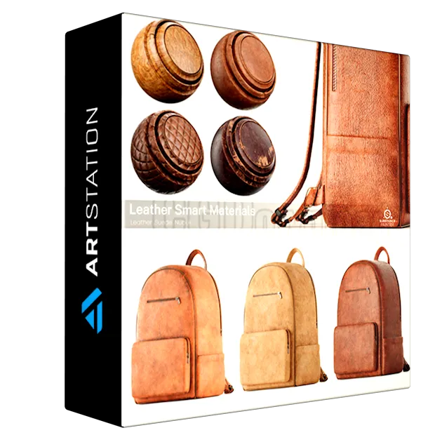 Leather Smart Materials for Substance painter