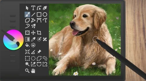 Paint a Cute Dog in Krita Fun Beginner Digital Art Process скачать