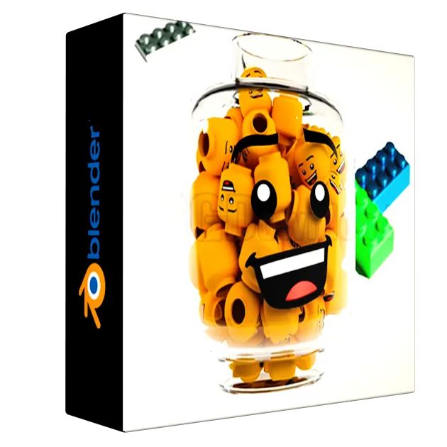 Blender Lego Head Animation || Full Process || 2026