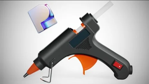Surface Modeling in Plasticity High Quality Glue Gun скачать