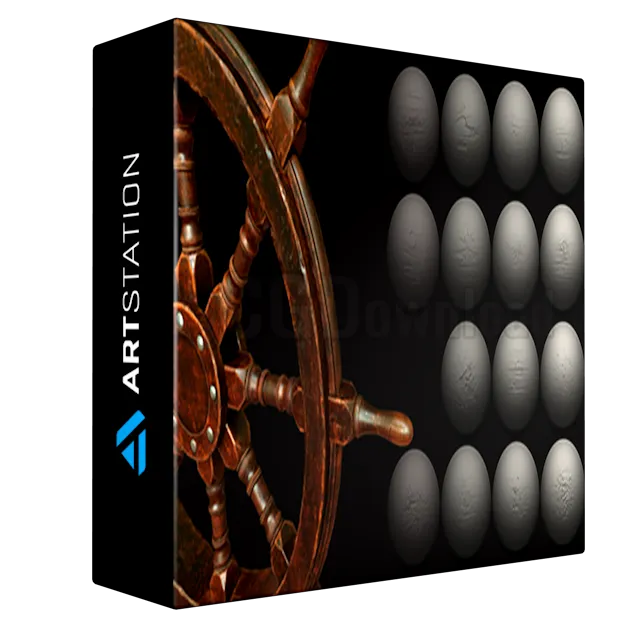 ZBrush - Wood Surface Vol. 1