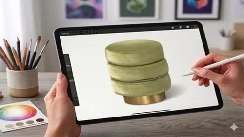 Procreate Masterclass The Realistic Pouf Texture скачать