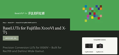 Gamut – BaseLUTs for Fujifilm X100VI and X-T5 скачать