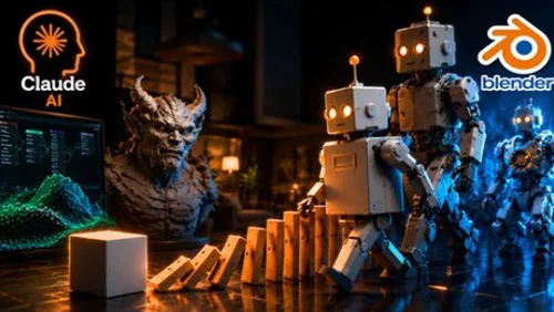 Formation Blender 5.1 et IA Claude de zéro au robot animé скачать