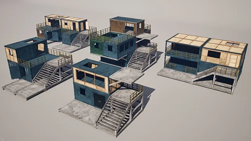 Modular Container Houses - Survival Base Pack скачать