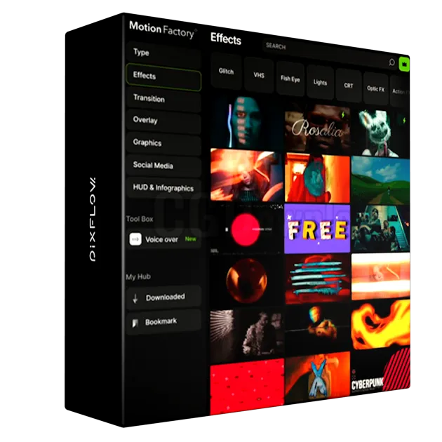 Motion Factory PIXFLOW Packs Collection