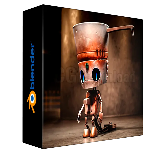 POTHEAD Create a Hard Surface Character in Blender