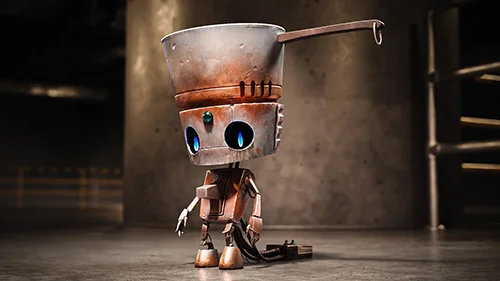 POTHEAD Create a Hard Surface Character in Blender скачать