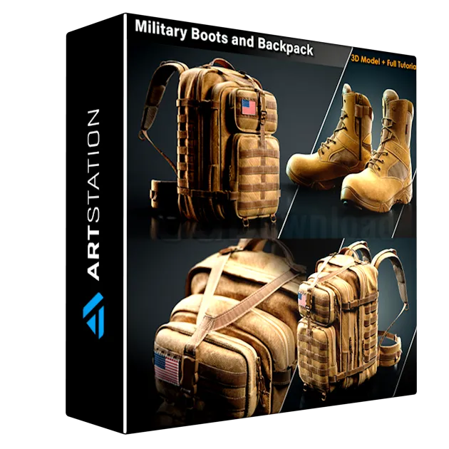 Military Boots and Backpack Tutorials