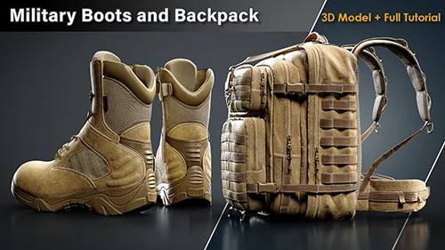 Military Boots and Backpack Tutorials скачать