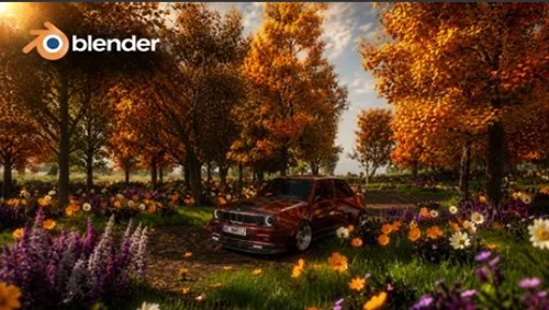 Blender Cinematic Masterclass Create Stunning Car in Forest скачать