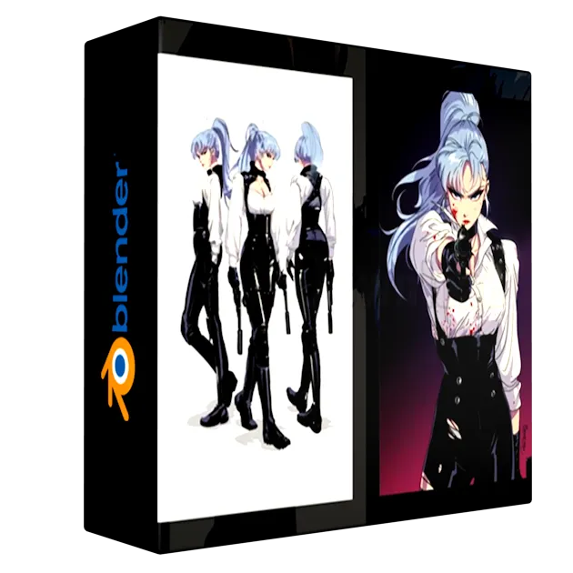 Character Illustration to 3D in Blender: A Step-by-Step Guide by Coloso [ENG — RUS]
