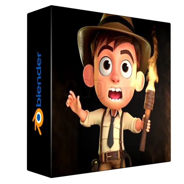 Cartoon Character Modeling for 3D Animation in Blender [ENG — RUS]