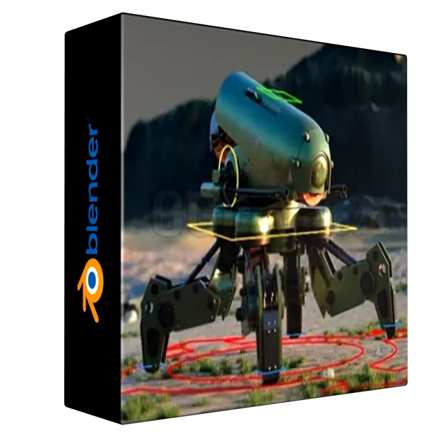 Mechanical Rigging in Blender Battle Drone
