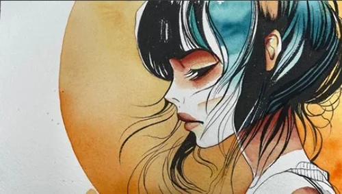 Alie - Watercolor Character Ink, Glazing & Color Balance скачать