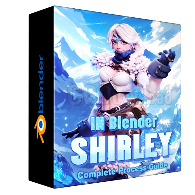Ice Girl Full Character Guide Only In Blender
