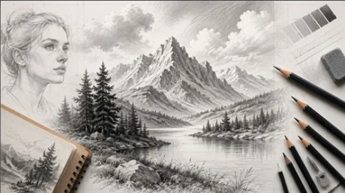 Master Realistic Drawing Sketching Pencil, Shading скачать