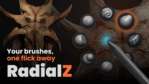 Zbrush - RadialZ скачать