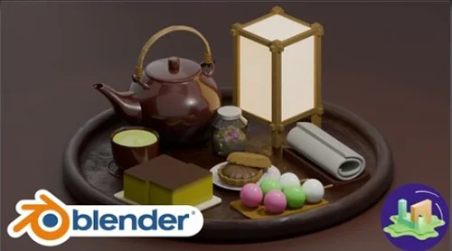 Blender Masterclass 10 Miniature Japanese Cafe скачать