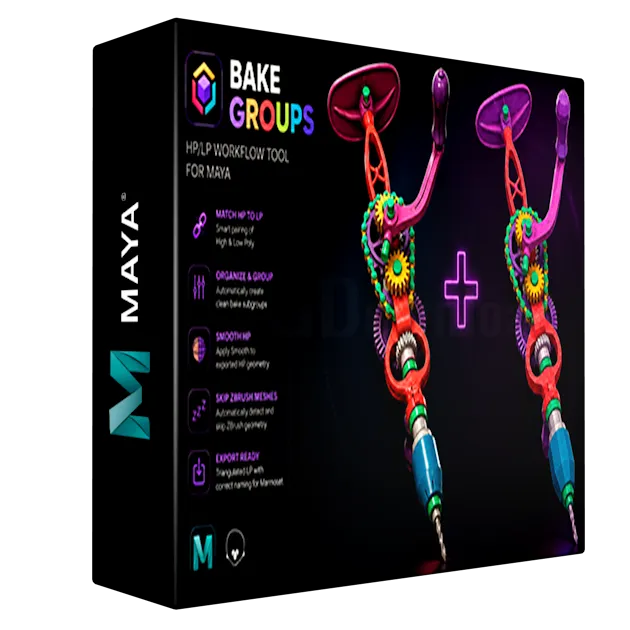 Bake Groups Tool for Maya