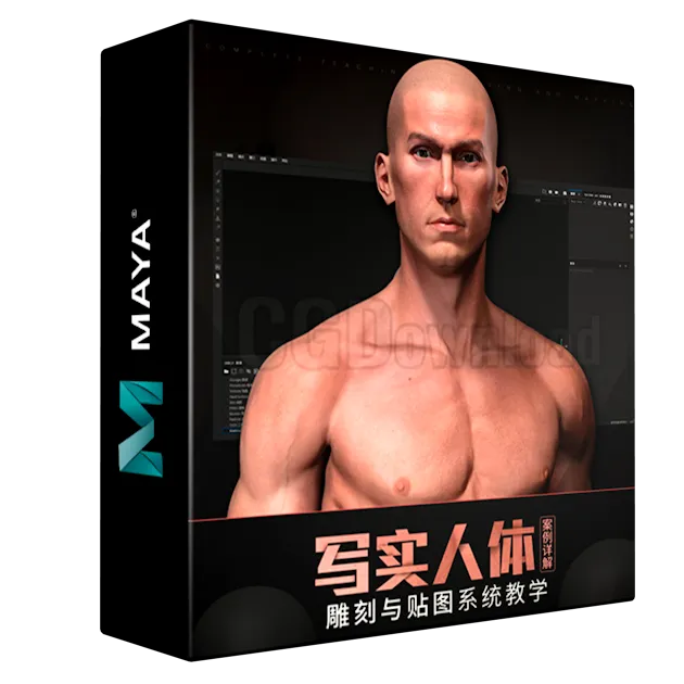 ZB Sculpting – SP Textures Realistic Human Anatomy Workflow