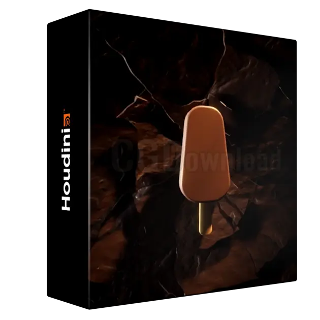 Houdini - Chocolate Cracking effect