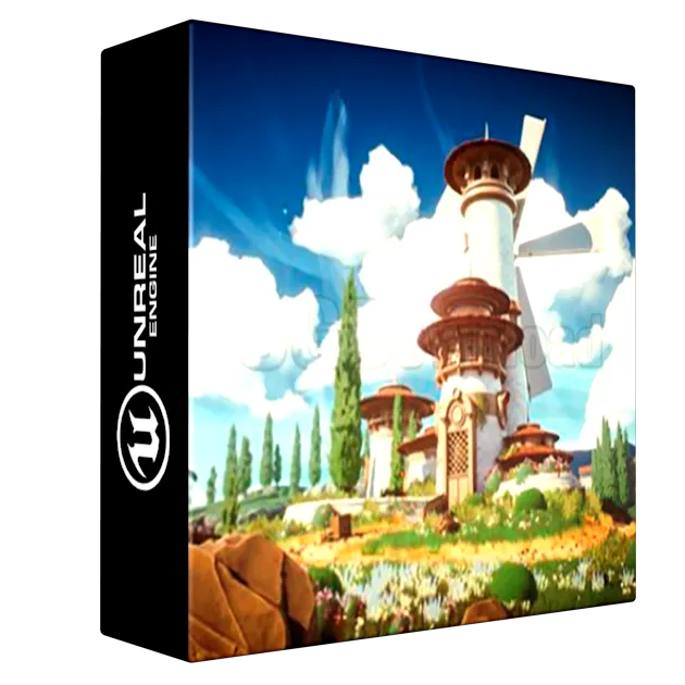 Unreal Engine 5 Stylized Landscape: Concept to Render