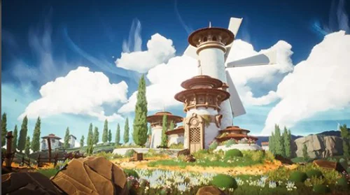 Unreal Engine 5 Stylized Landscape Concept to Render скачать