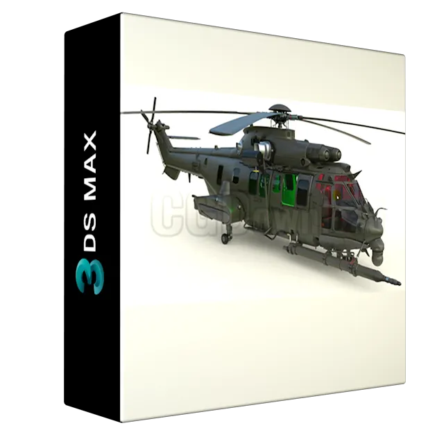 Making of Eurocopter 725 3ds max Advanced Modeling