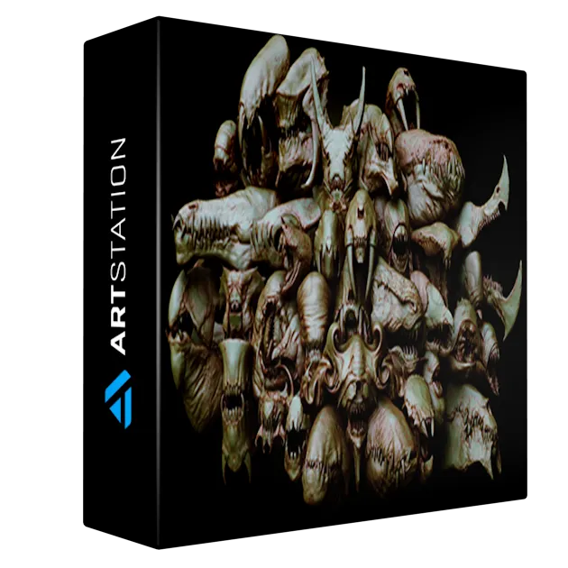 JAWS 2 - Another 33 Monster Mouths & Skulls IMM Brush