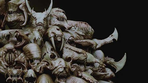 JAWS 2 - Another 33 Monster Mouths & Skulls IMM Brush скачать