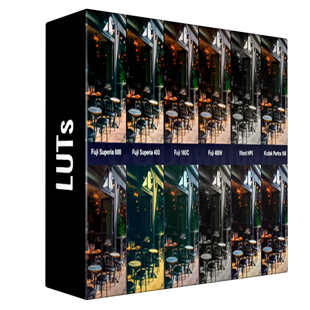 29 Film Color LUTs for Spark AR