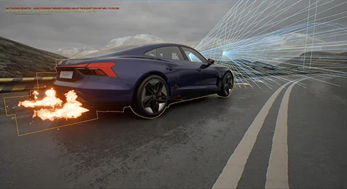 Unreal Engine 5 No-Rig Cinematic Car Animation скачать