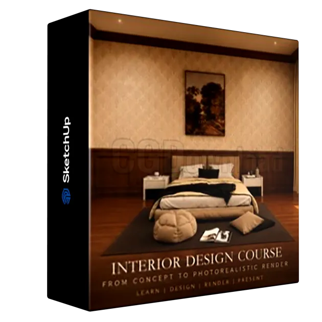 Neoclassical Interior Workshop: SketchUp & D5 Render