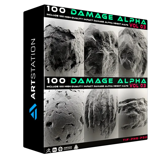 100 Damage Alpha vol 03 + 100 Brush