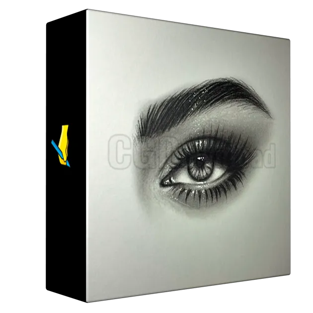 Black & White Eye Drawing Step-by-Step Course