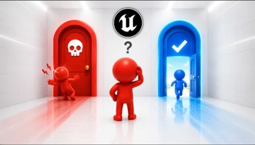 Create Your Own Viral Red Door Blue Door Game Unreal Engine скачать