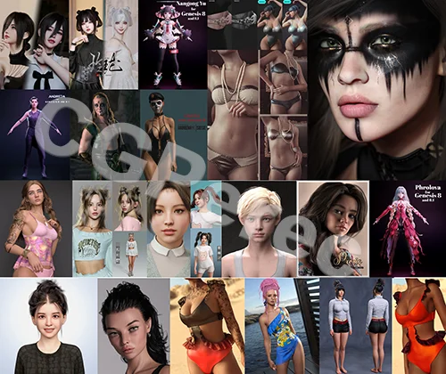 DAZ 3D, Poser Bundle 1 Август 2026 скачать