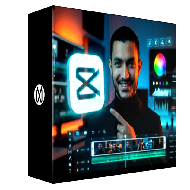 Professional video editing using CapCut software.