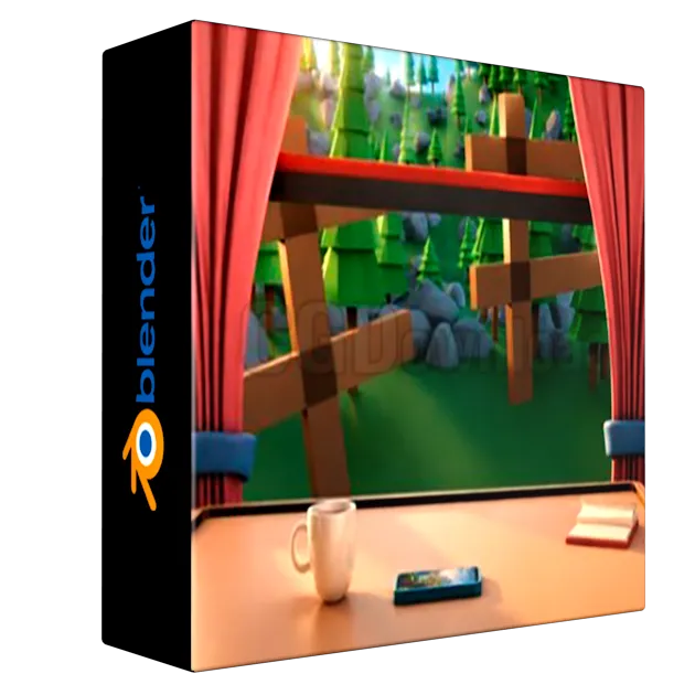 Create a Low Poly Forest Train Animation in Blender