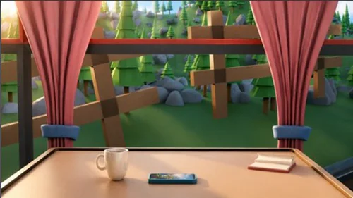 Create a Low Poly Forest Train Animation in Blender скачать
