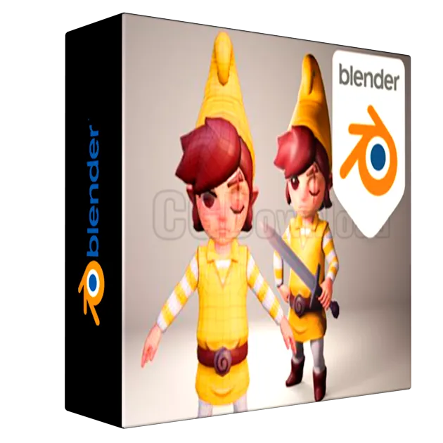 Modelado 3D de personajes para VIDEOJUEGOS en BLENDER