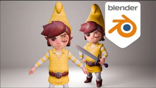 Modelado 3D de personajes para VIDEOJUEGOS en BLENDER скачать