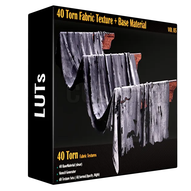 40 Torn Fabric Texture - VOL 05