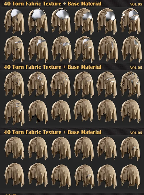 40 Torn Fabric Texture - VOL 05 скачать