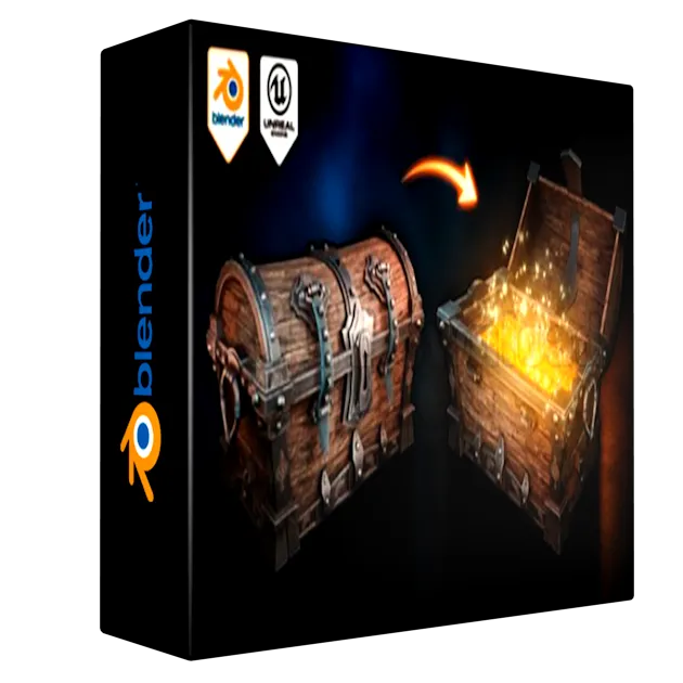 Blender to UE5: Stylized Interactive Pirate Chest