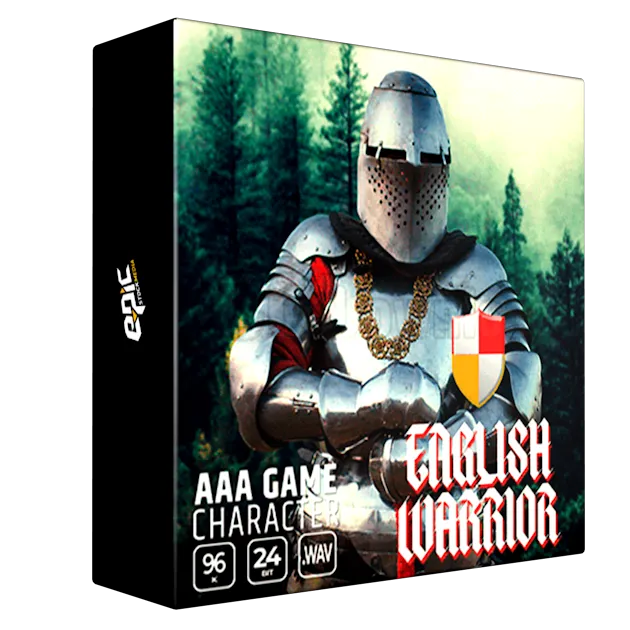 AAA Game Character English Warrior