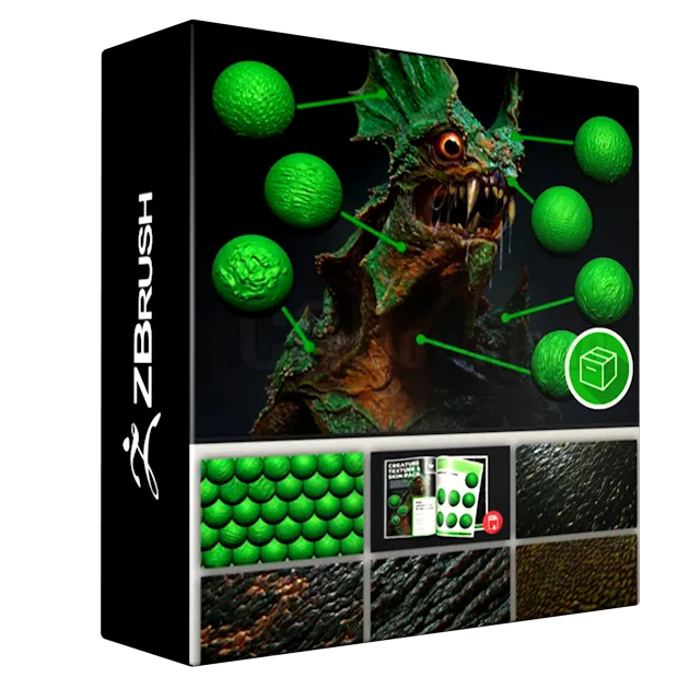 Creature Texture and Skin Brushes Pack